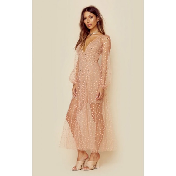 For Love and Lemons Dresses & Skirts - NWT FOR LOVE AND LEMONS ALL THAT GLITTERS MAXI